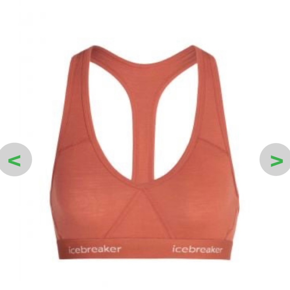 Icebreaker Sprite Racerback Bra Clay Size Small